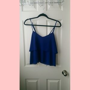Blue tank top